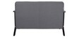 Tiara 2 Seater Wooden Sofa in Grey Colour