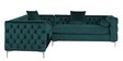 Tidafors Velvet RHS Sectional Sofa in Green Colour