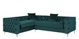 Tidafors Velvet RHS Sectional Sofa in Green Colour