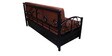 Timlin Queen Size Pull-Out Sofa Cum Bed with Storage in Matte Black Finish