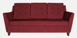 Tivoli Fabric 3 Seater Sofa In Crimson Maroon Colour