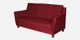 Tivoli Fabric 3 Seater Sofa In Crimson Maroon Colour