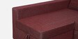 Tivoli Fabric RHS Pull-Out Sofa Cum Bed in Wine Red Colour with Storage