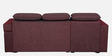 Tivoli Fabric RHS Pull-Out Sofa Cum Bed in Wine Red Colour with Storage