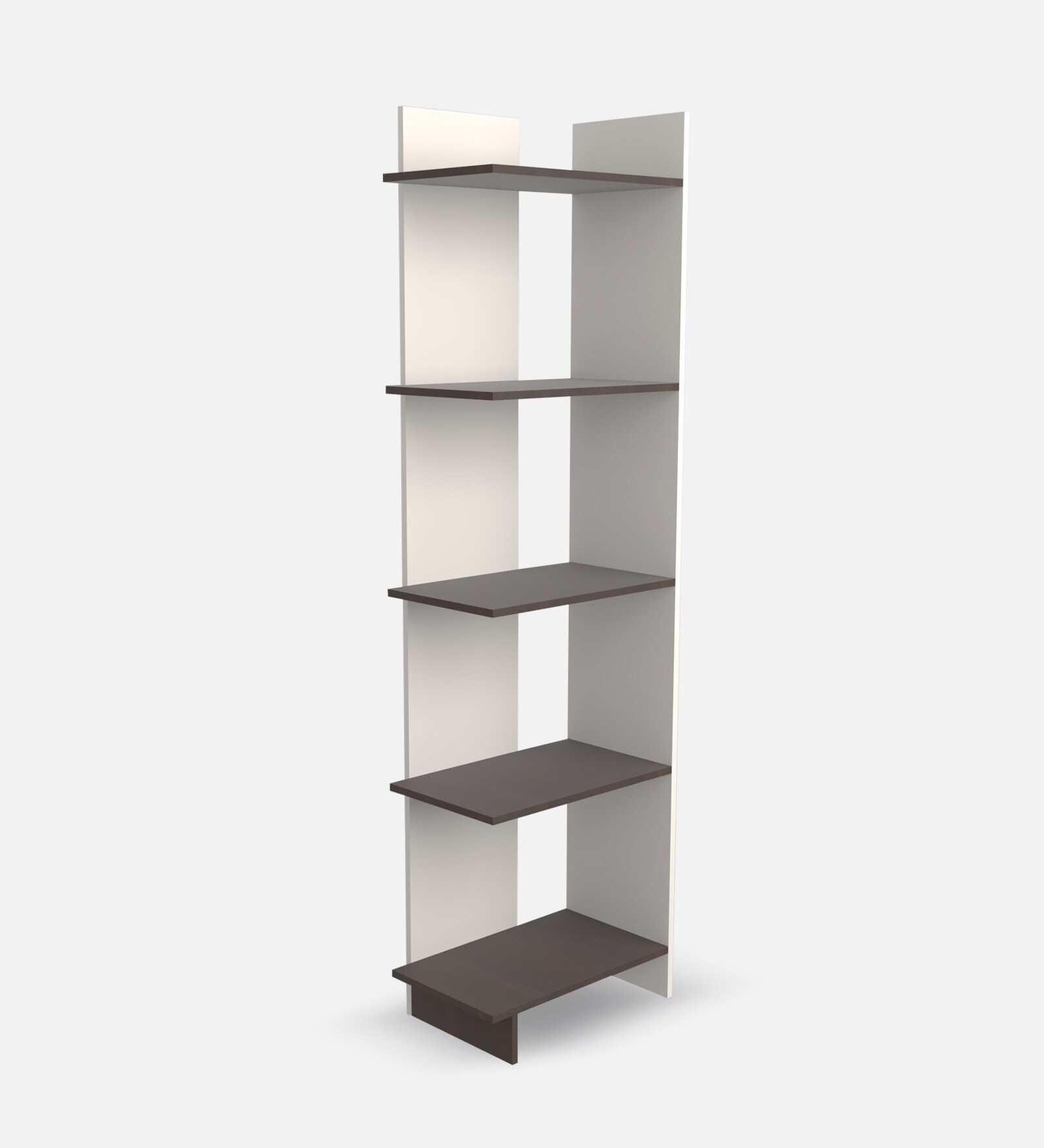Buy Tisha Open Book Shelf in White Colour by Trevi Furniture Online