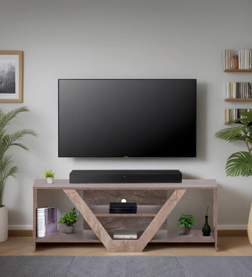 Tiago TV Console In Marble Finish Colour