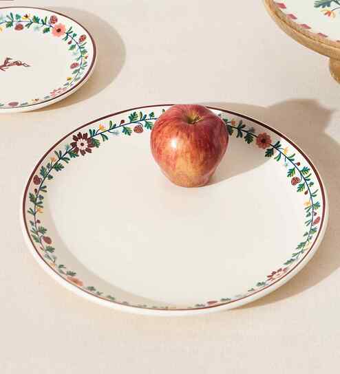 Tiara Dinner Plate, 10" dia | Kashmir Trails