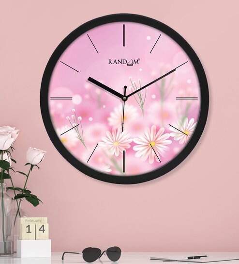 Tic Toc Multicolour Plastic Wall Clock