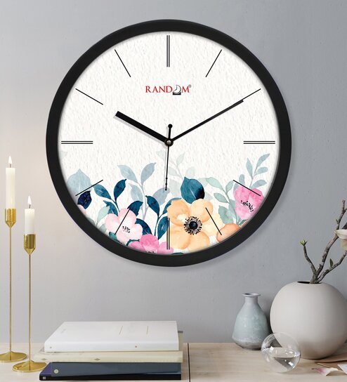 Tic Toc Multicolour Plastic Wall Clock