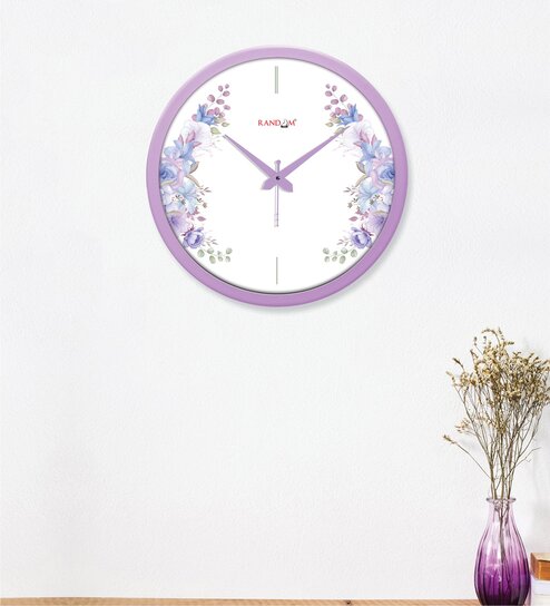 Tic Toc Multicolour Plastic Wall Clock