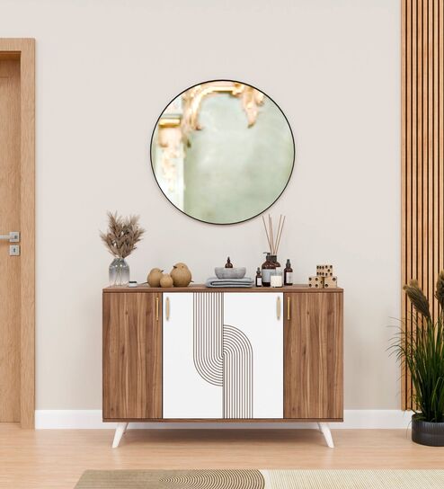 Tigris  Sideboard In Noce Lyon & White Finish