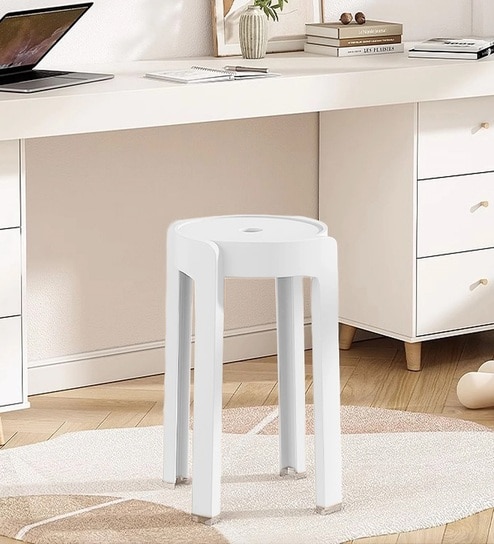 Tivo White Modern Multi-Purpose End Table (Set of 6)