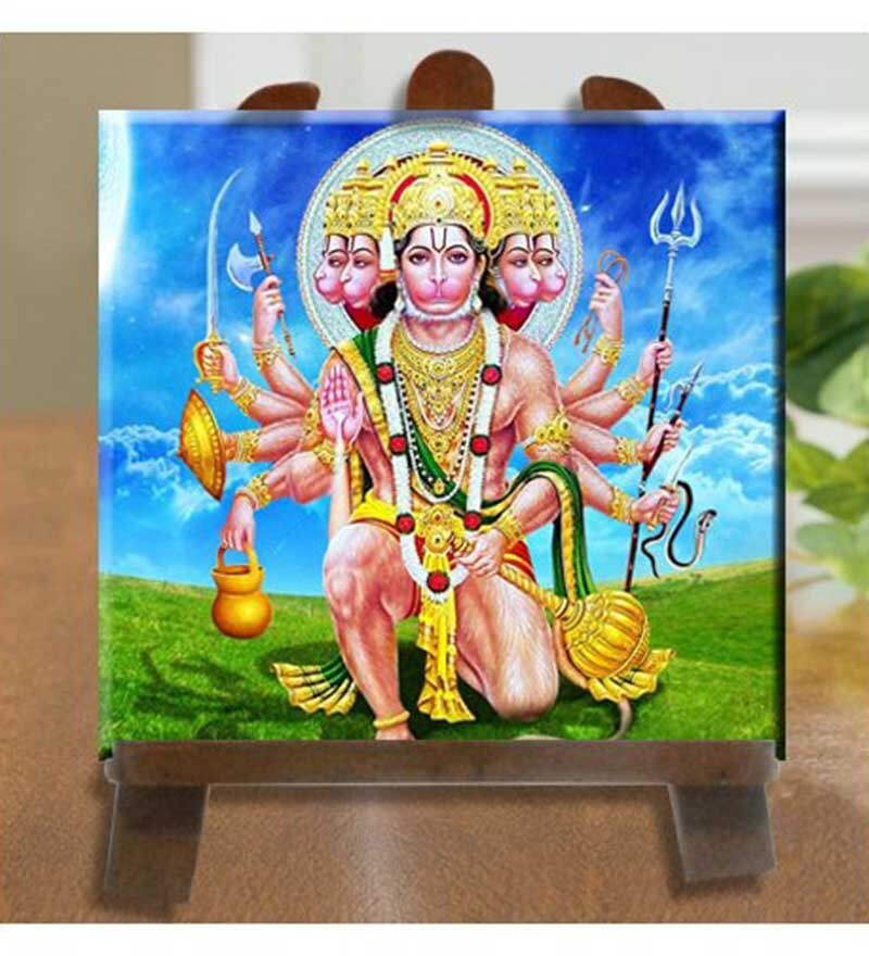Buy Tiedribbons Lord Hanuman Murti Tile Online Spiritual Tiles
