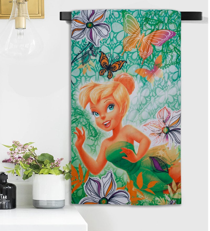 Buy Tinker Bell Microfiber Bath Towel By Sassoon Fab Online Kids Towels Kids Furniture Kids Furniture Pepperfry Product