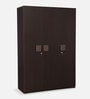 Tiago 3 Door Wardrobe in Wenge Finish