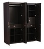 Tiago 4 Door Wardrobe in Wenge Finish