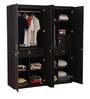 Tiago 4 Door Wardrobe in Wenge Finish