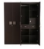 Tiago 4 Door Wardrobe in Wenge Finish