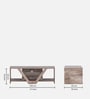 Tiago TV Console In Marble Finish Colour