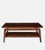 Tianor Sheesham Wood Coffee Table In Walnut Finish