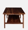 Tianor Sheesham Wood Coffee Table In Walnut Finish