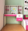 Tiara Kids Study Table in Ivory & Barbie Pink Colour