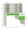 Tiara Kid'S Kids Study Table in Ivory & Verdant Green Colour