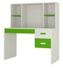 Tiara Kid'S Kids Study Table in Ivory & Verdant Green Colour