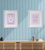 Tiara Purple Purple Canvas Set Of 1 Wall Art