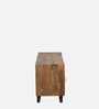 Tiberi Solid Wood TV Console In Natural Finish For TVs Up To 55"