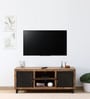Tiberi Solid Wood TV Console In Natural Finish For TVs Up To 55"