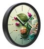Tic Toc Multicolour Plastic Wall Clock