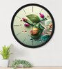 Tic Toc Multicolour Plastic Wall Clock