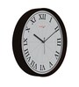 Tic Toc Black & Grey Plastic Wall Clock