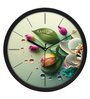 Tic Toc Multicolour Plastic Wall Clock