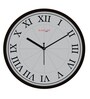 Tic Toc Black & Grey Plastic Wall Clock