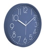 Tic Toc Blue & White Plastic Wall Clock