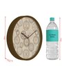 Tic Toc Brown Plastic Wall Clock