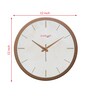 Tic Toc Copper Plastic Wall Clock
