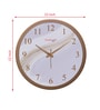 Tic Toc Copper Plastic Wall Clock