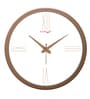 Tic Toc Copper & White Plastic Wall Clock