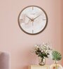 Tic Toc Copper Plastic Wall Clock