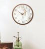 Tic Toc Copper & White Plastic Wall Clock