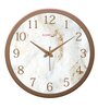 Tic Toc Copper & White Plastic Wall Clock