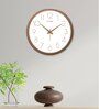 Tic Toc Copper & White Plastic Wall Clock