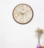 Tic Toc Copper Plastic Wall Clock