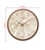 Tic Toc Copper Plastic Wall Clock