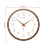 Tic Toc Copper & White Plastic Wall Clock
