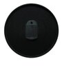 Tic Toc Black & Gold Plastic Wall Clock