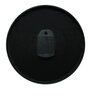 Tic Toc Black & Gold Plastic Wall Clock